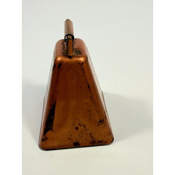 Cowbell Bevin Bell Copper Cowbell With Handle East Hampton CT | Vintage cow bell - Picture 6 of 14